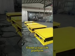 Fixed scissor lift platform