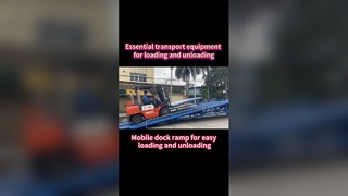 10000KG Mobile Dock Ramp Load Trucks Fast