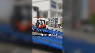 Portable Dock Ramp with Hydraulic System for Warehouse Forklift Loading Efficiency