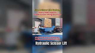 Heavy-Duty Fixed Scissor Lift Platform | Built for Industrial Lifting